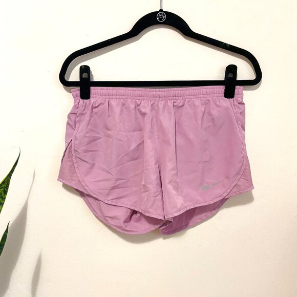 Nike Pants - Nike Women's Dri-Fit Tempo Modern Embossed Running Shorts, Lilac, Size Small